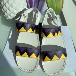 Prada Geometric Sandals Size 36